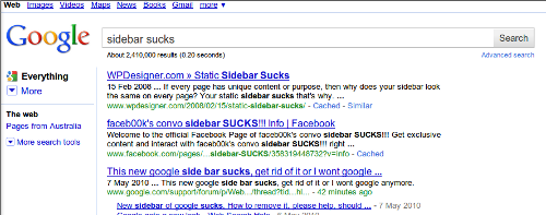 google_sidebar